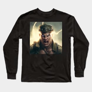 Angry Soldier Long Sleeve T-Shirt